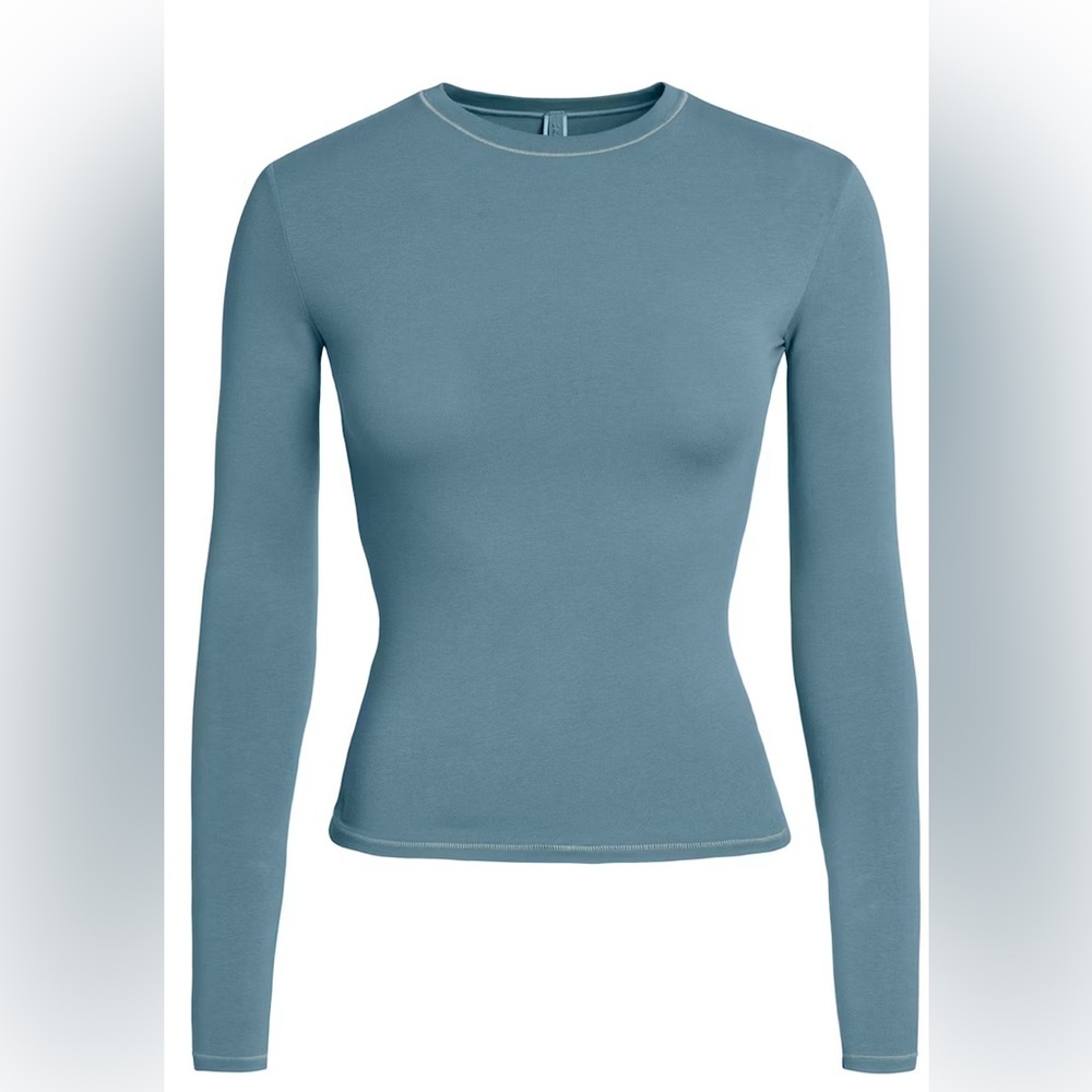 Skims Cotton Jersey Long-Sleeve